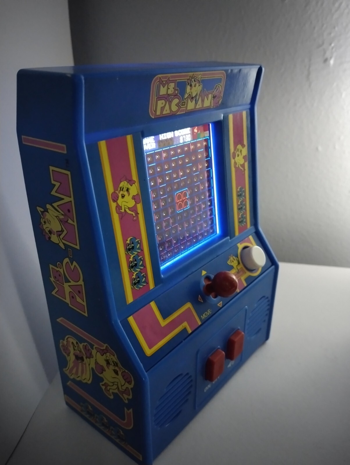 Mrs.Pacman 5 Inch Mini Tested Arcade Game 2018 Bandai Namco entertainment Inc.