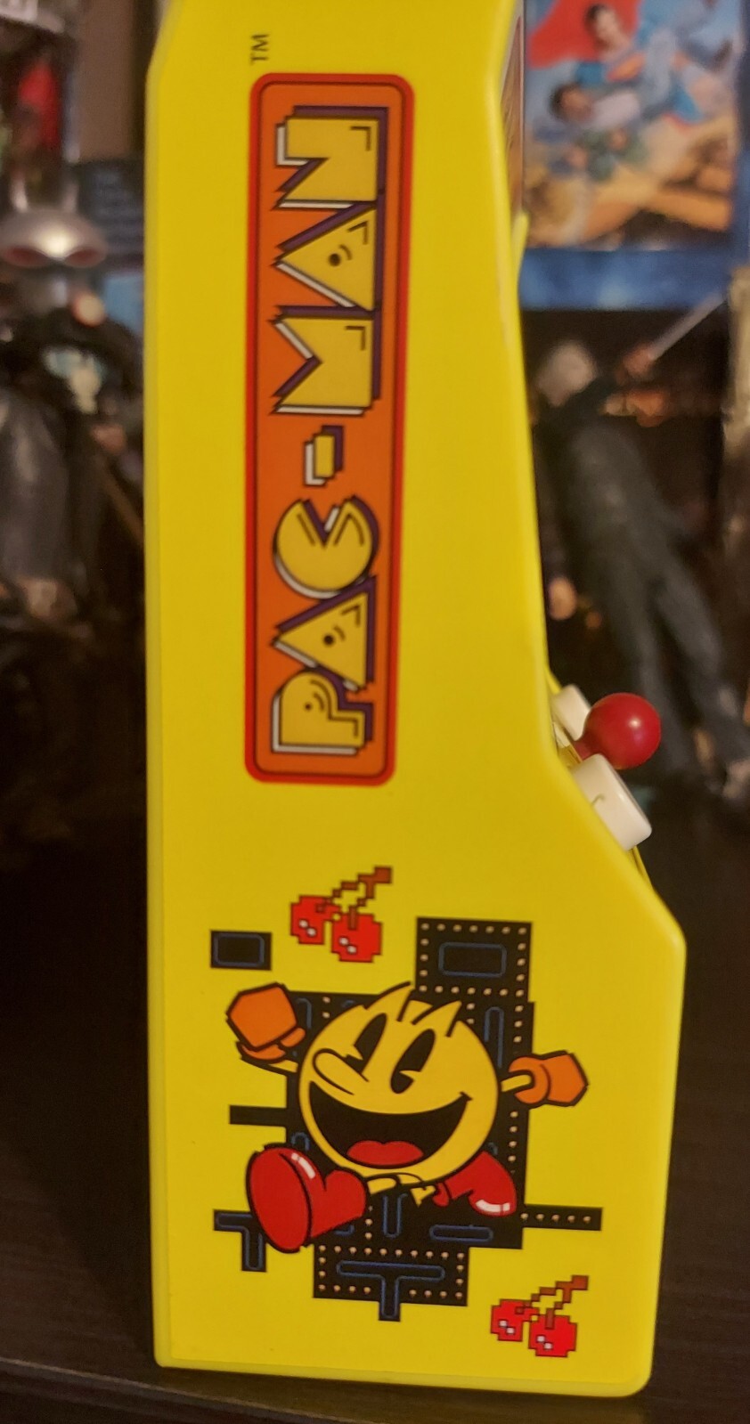 2020 Bandai Namco Mini 6 Inch PAC-MAN Travel Handheld Arcade Game TESTED WORKS
