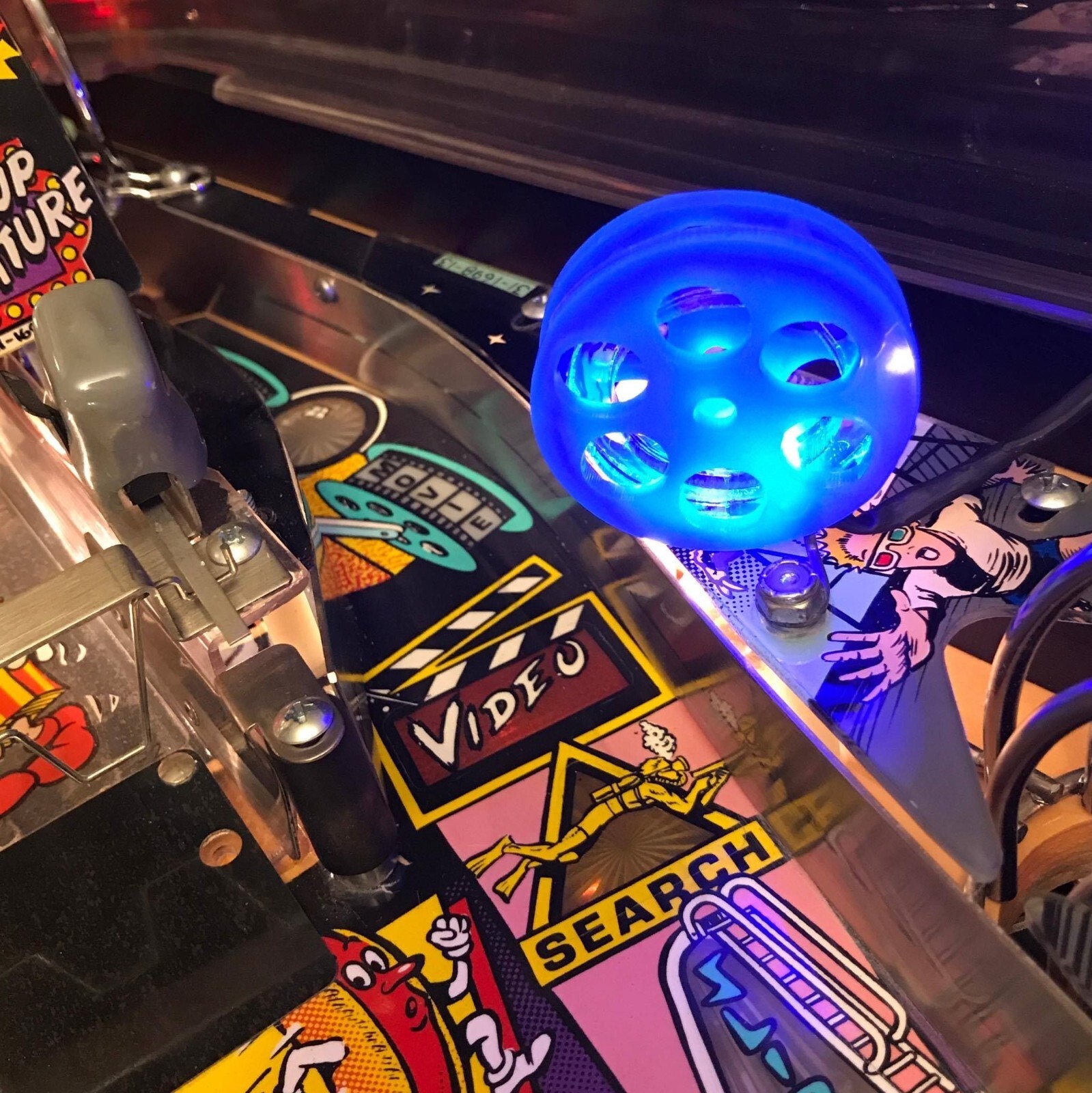 Creature From the Black Lagoon CFTBL Pinball Machine MOVIE REEL LED mod