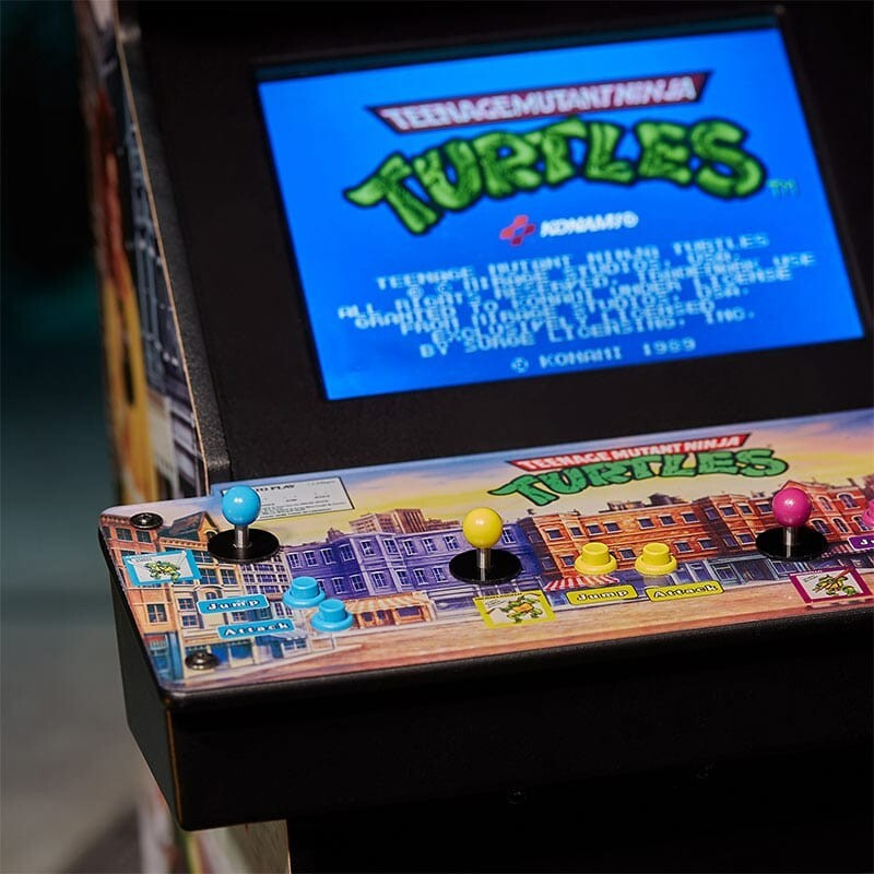 Official TMNT – Turtles in Time Quarter Size Arcade Cabinet-Exclusive Signed CE