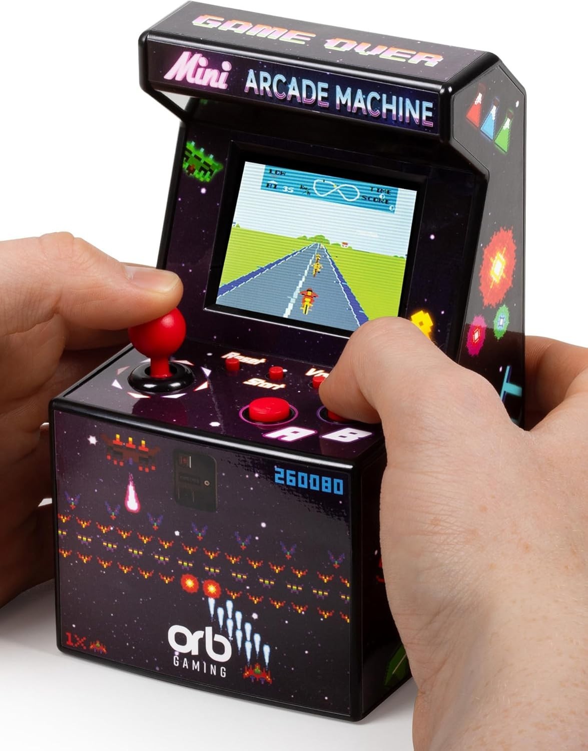Classic 80’s Mini Arcade Machine – 240 Games, Handheld & Tabletop Play