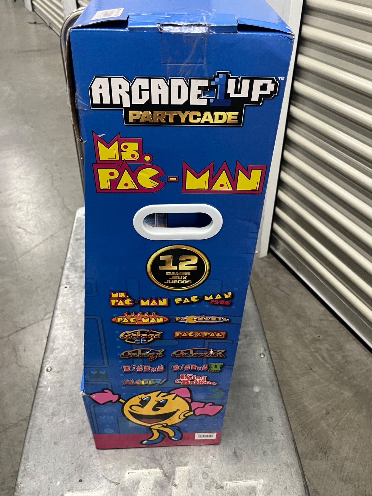 NEW IN BOX! Arcade1Up Ms. PAC-MAN Partycade 12 Games in 1, 17″ LCD Color Screen