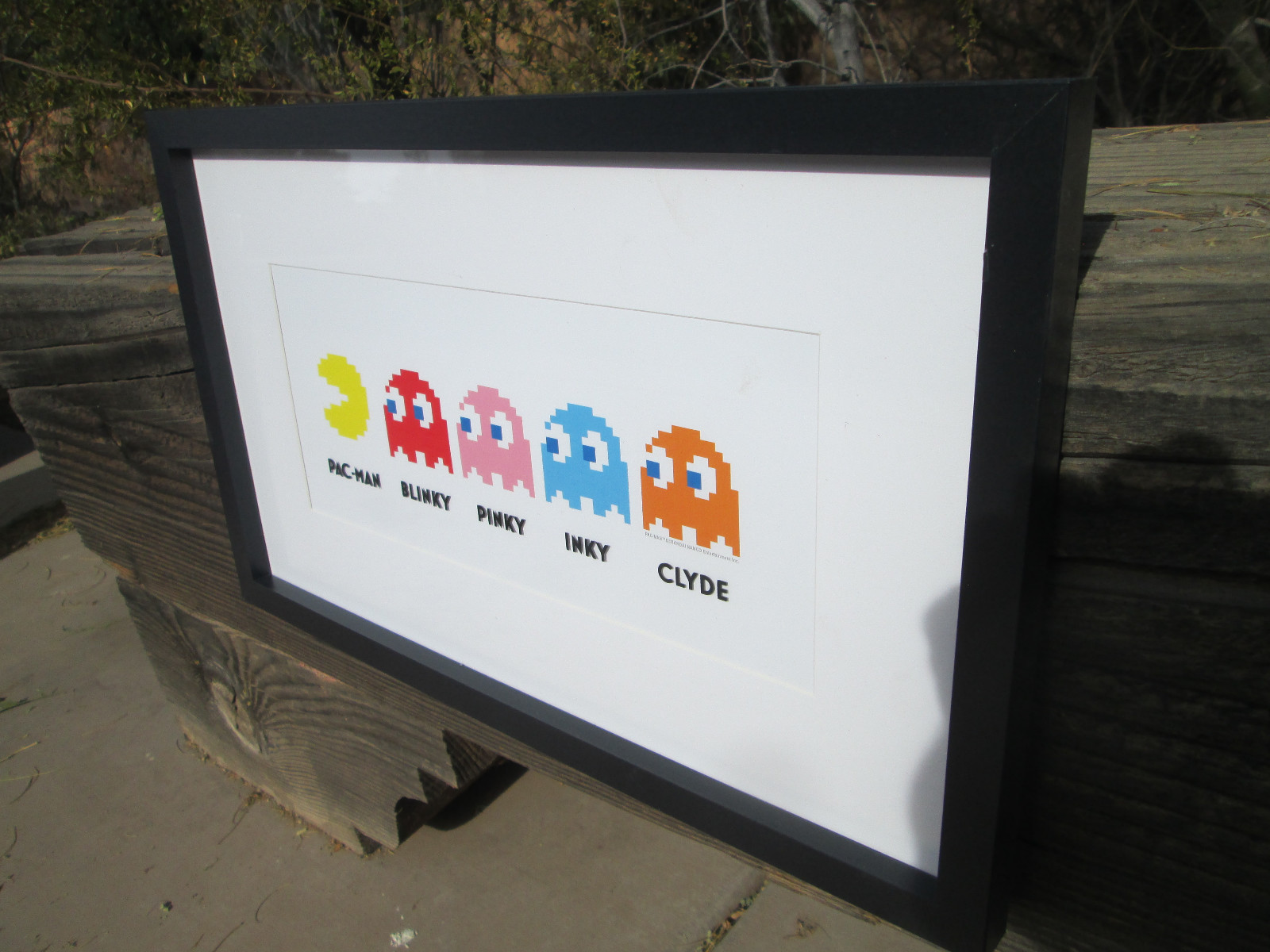 PAC MAN ARTWORK ARCADE GAME Blink COOL SIGN VINTAGE LOOK VIDEO PINBALL AMUSEMENT