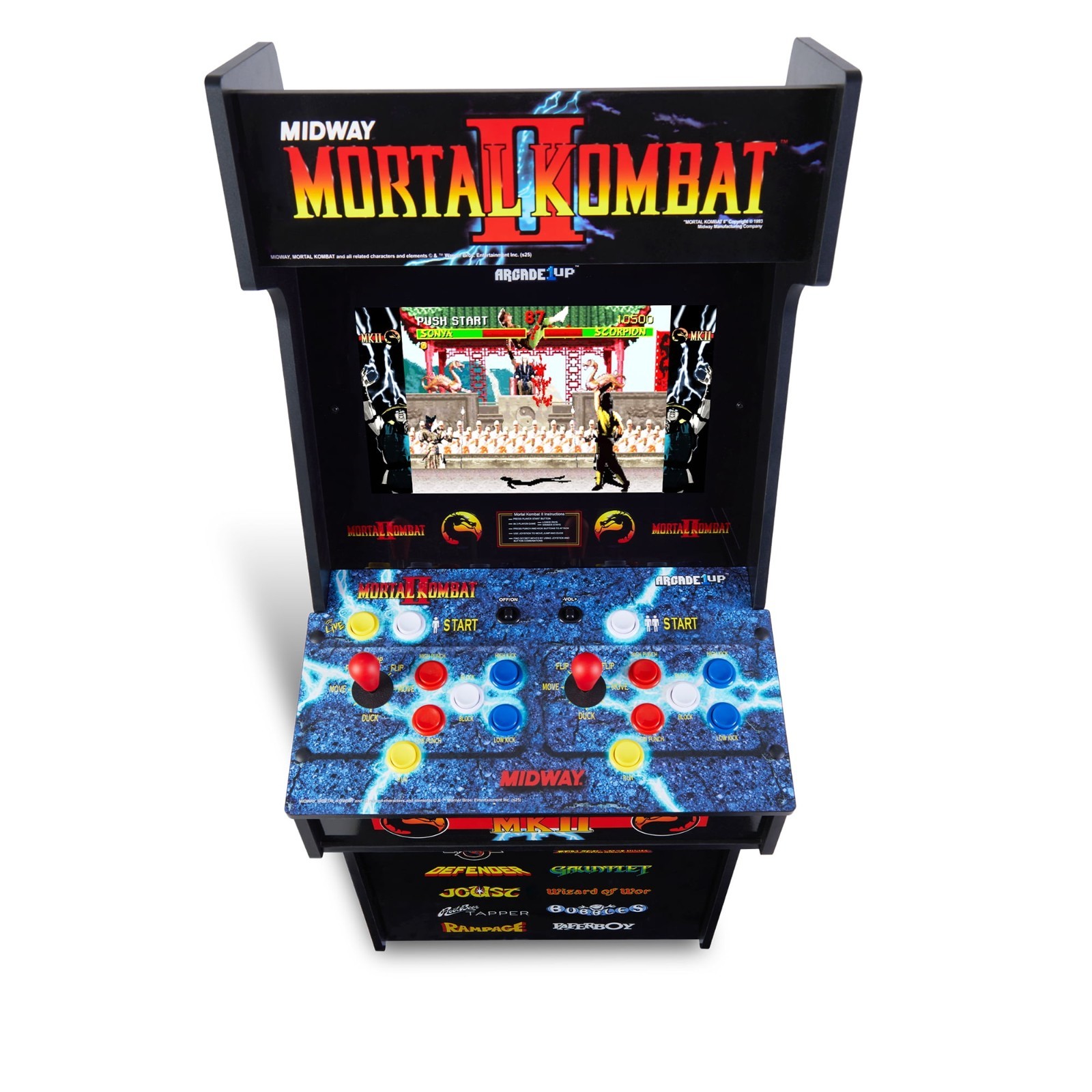 Arcade1Up Mortal Kombat II Classic SE Arcade Machine 15.6” IPS – 4 Foot Cabinet™