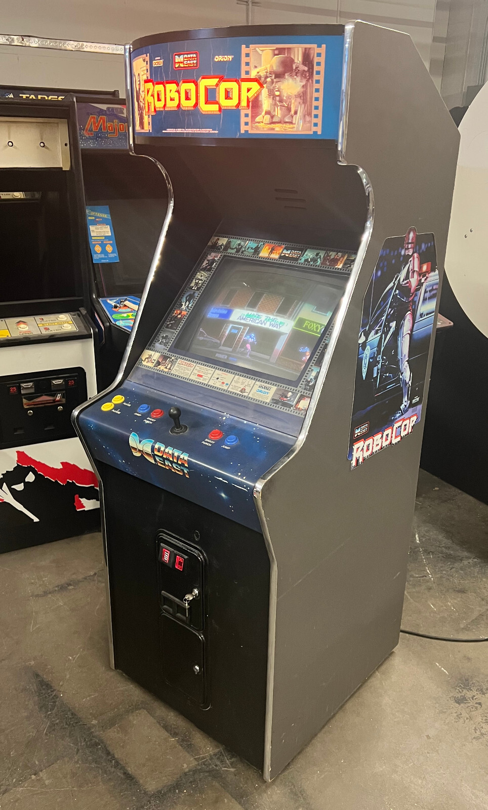 ROBOCOP ARCADE MACHINE by DATAEAST 1988 (Excellent Condition) *RARE*