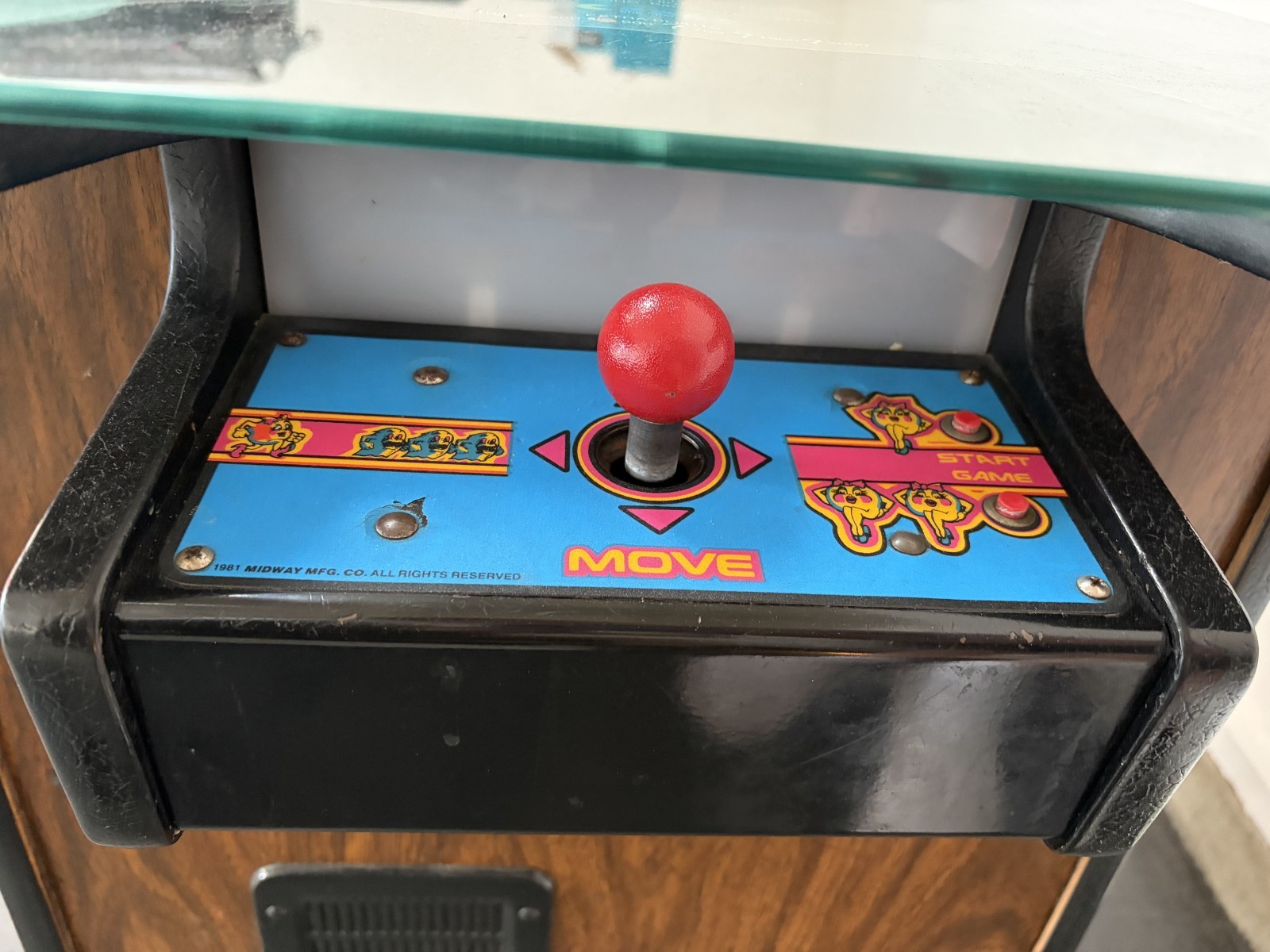 Ms Pacman Cocktail Table Video Arcade Game