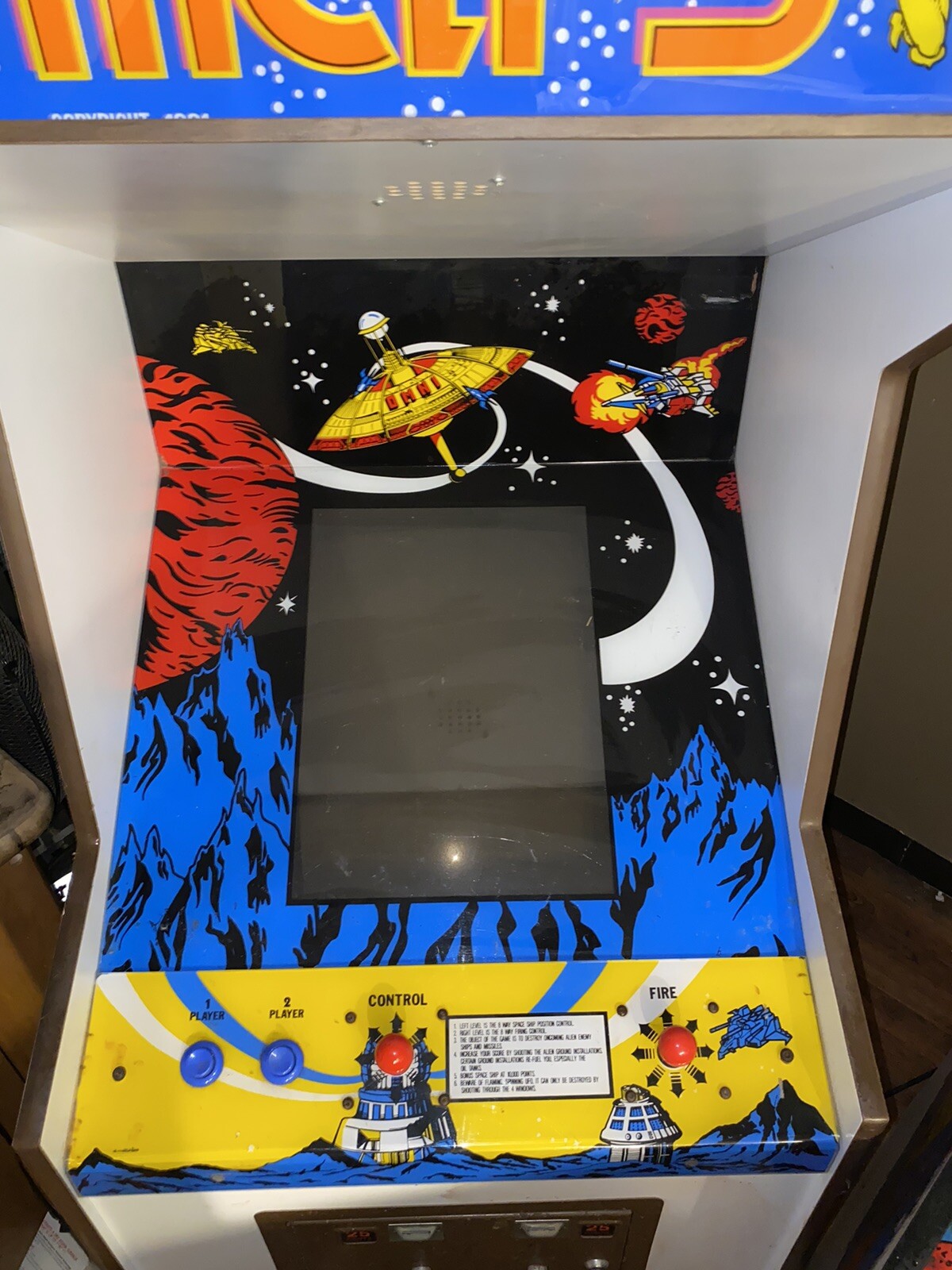 Omni Mars + Batman Video Arcade Machines Glak Artic Infinity Eagle Rare Bootlegs