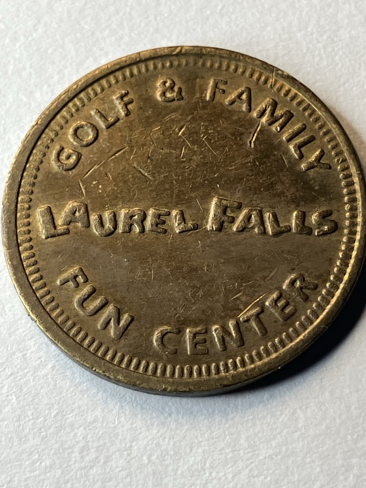 Scarce Laurel Falls Arcade Token Tennessee Obsolete #um1