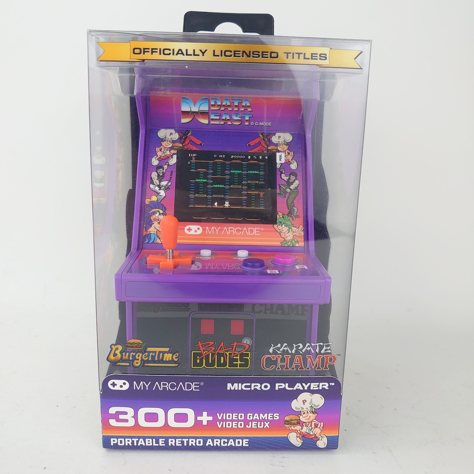 My Arcade Data East Hits Micro Player: 6.8″ Fully Playable Mini Arcade Machine