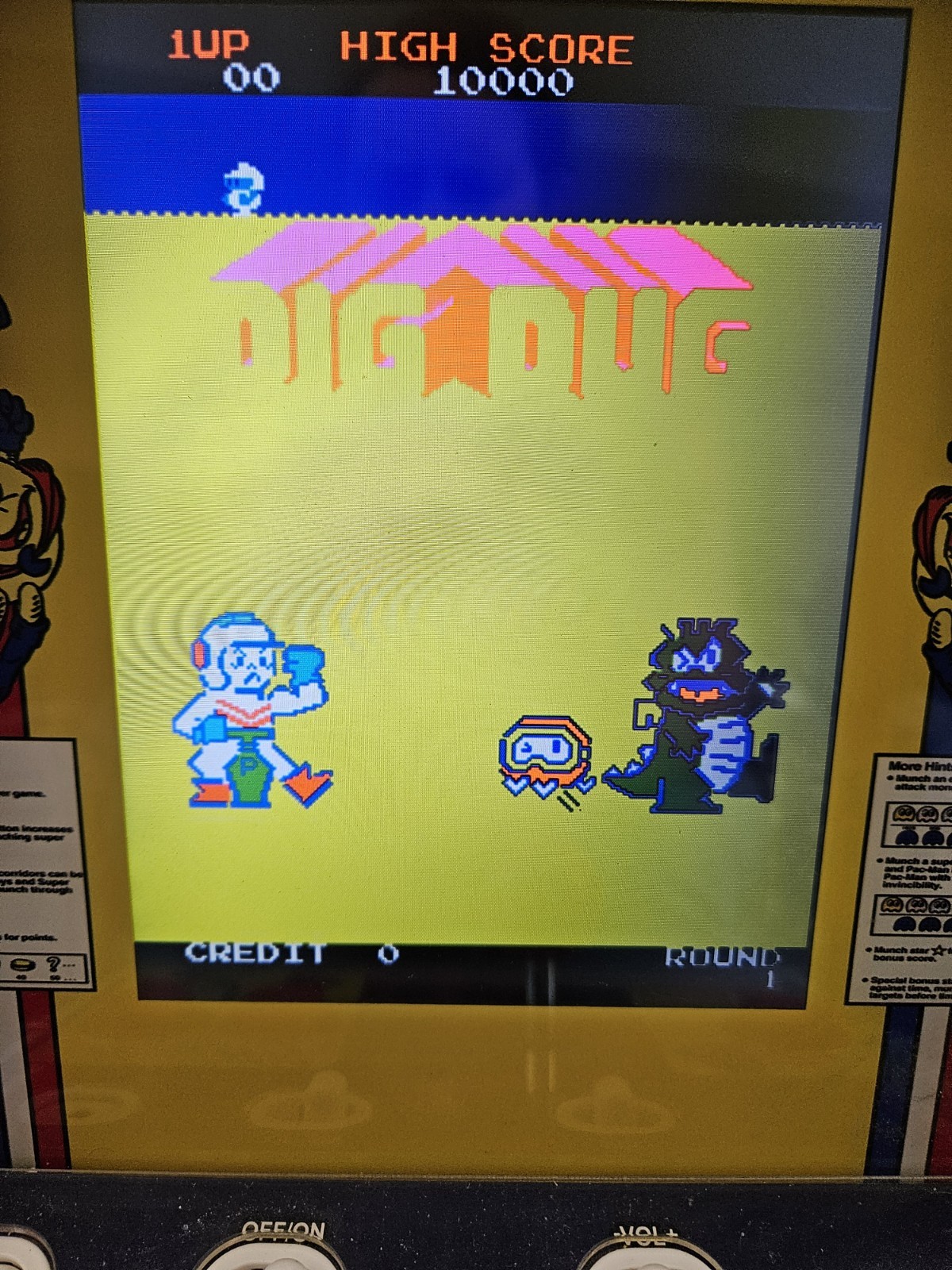 Arcade 1UP Super PAC-Man Counter Top Arcade Machine 4 Games PAC-C-01334 Tested
