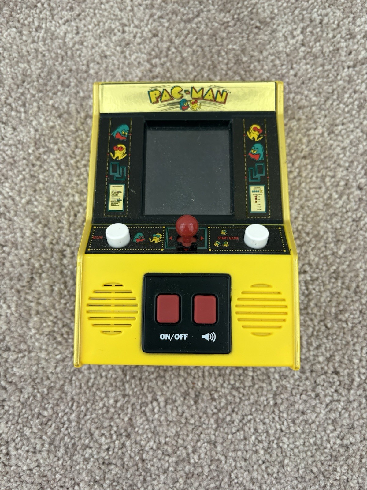 PAC-MAN Mini Arcade Classic Video Game 2020 Bandai Namco #09530 TESTED & WORKS