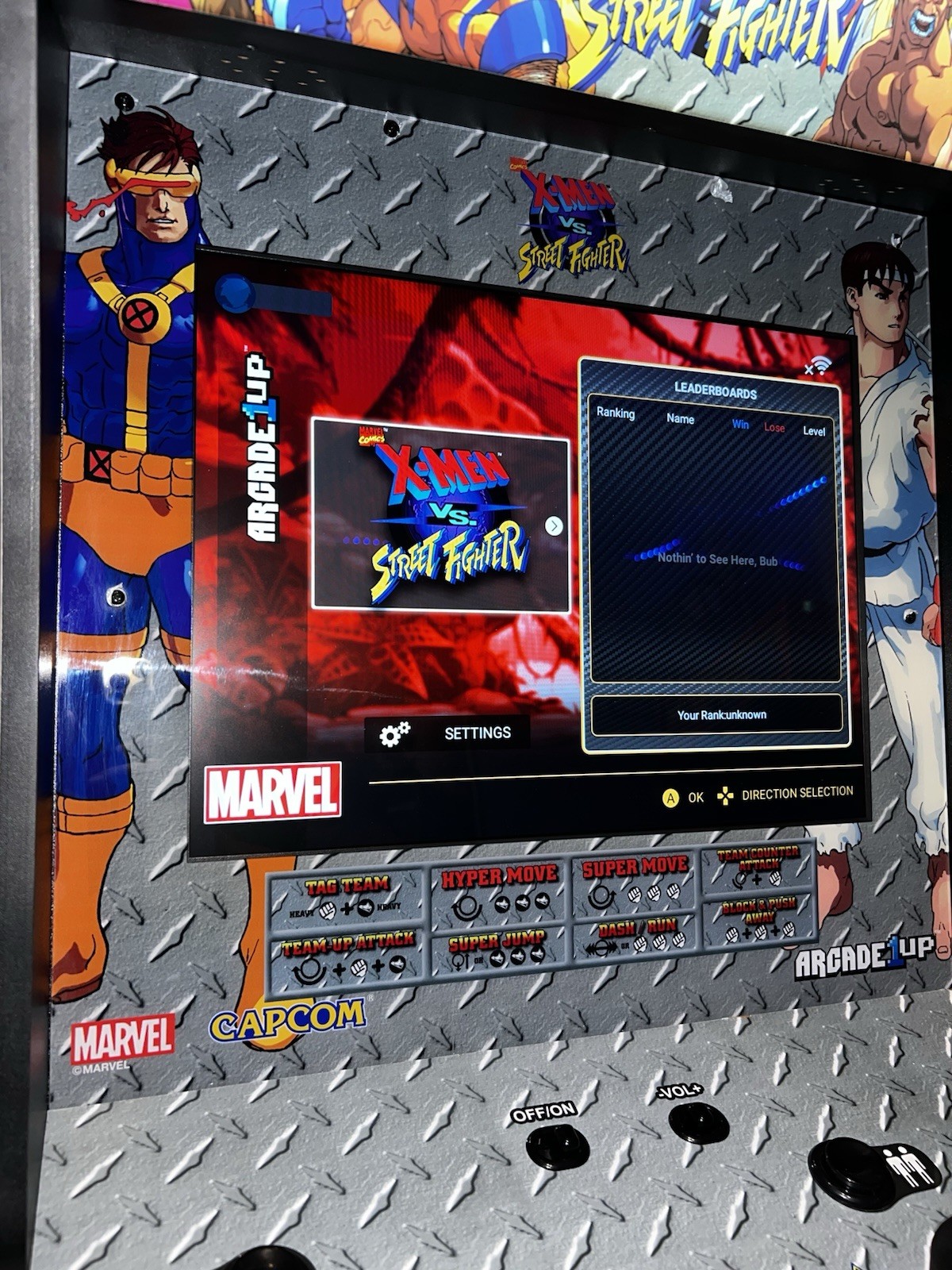 Arcade1Up Marvel X-Men vs Street Fighter – WiFi Online VERY GOOD CONDITIONS 🔥