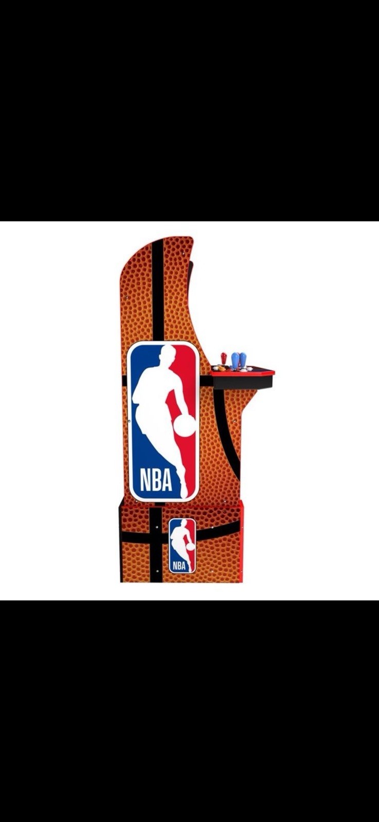 Arcade1Up NBA Jam 4-Player Arcade Cabinet w/ Riser Light-Up Marquee NEW