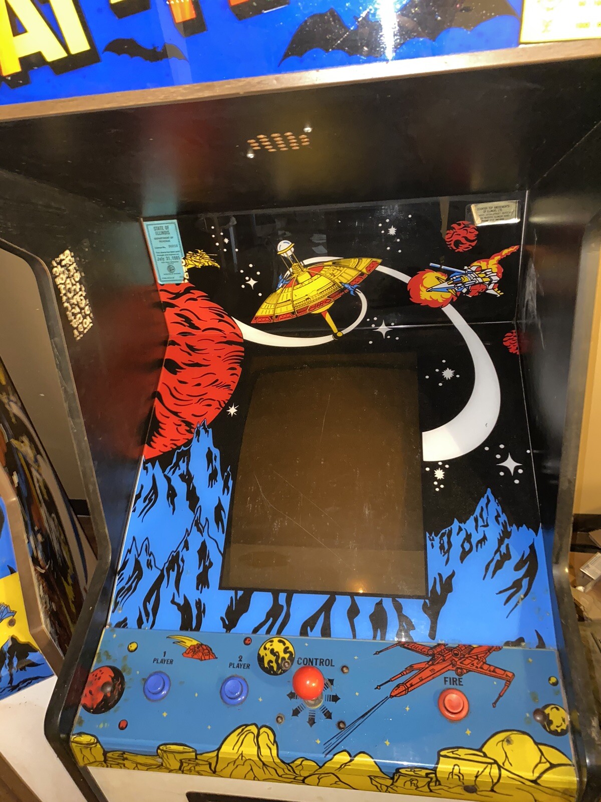 Omni Mars + Batman Video Arcade Machines Glak Artic Infinity Eagle Rare Bootlegs