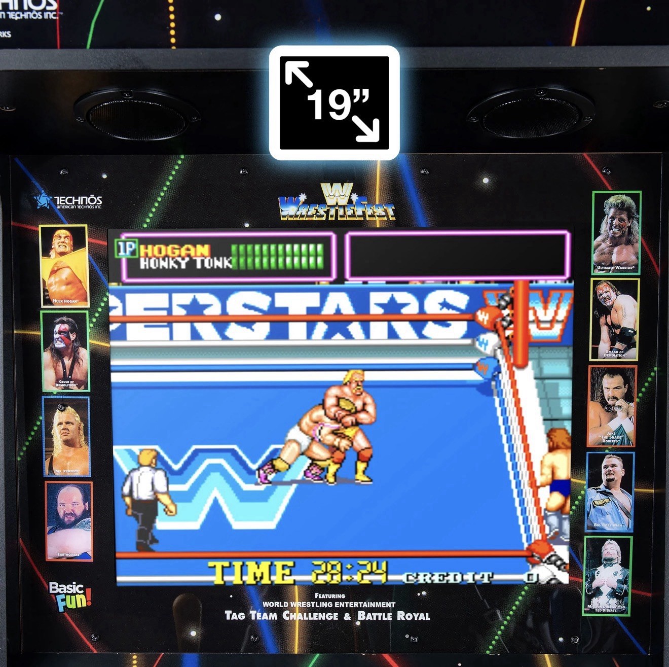 4 Player WWE Wrestlemania Supreme Series Premium Arcade Cabinet 5 Games Included