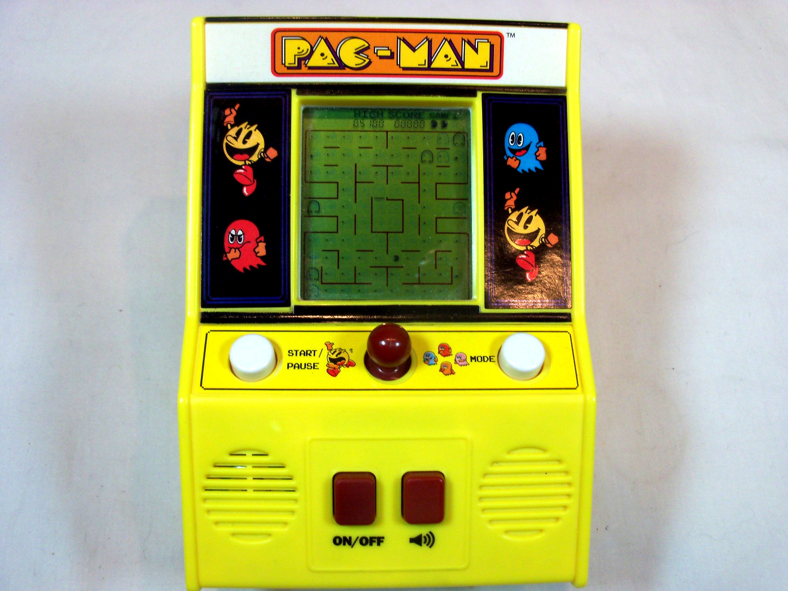 Pac-Man Mini Arcade Game 6″ Handheld Machine Basic Fun Portable Battery Operated