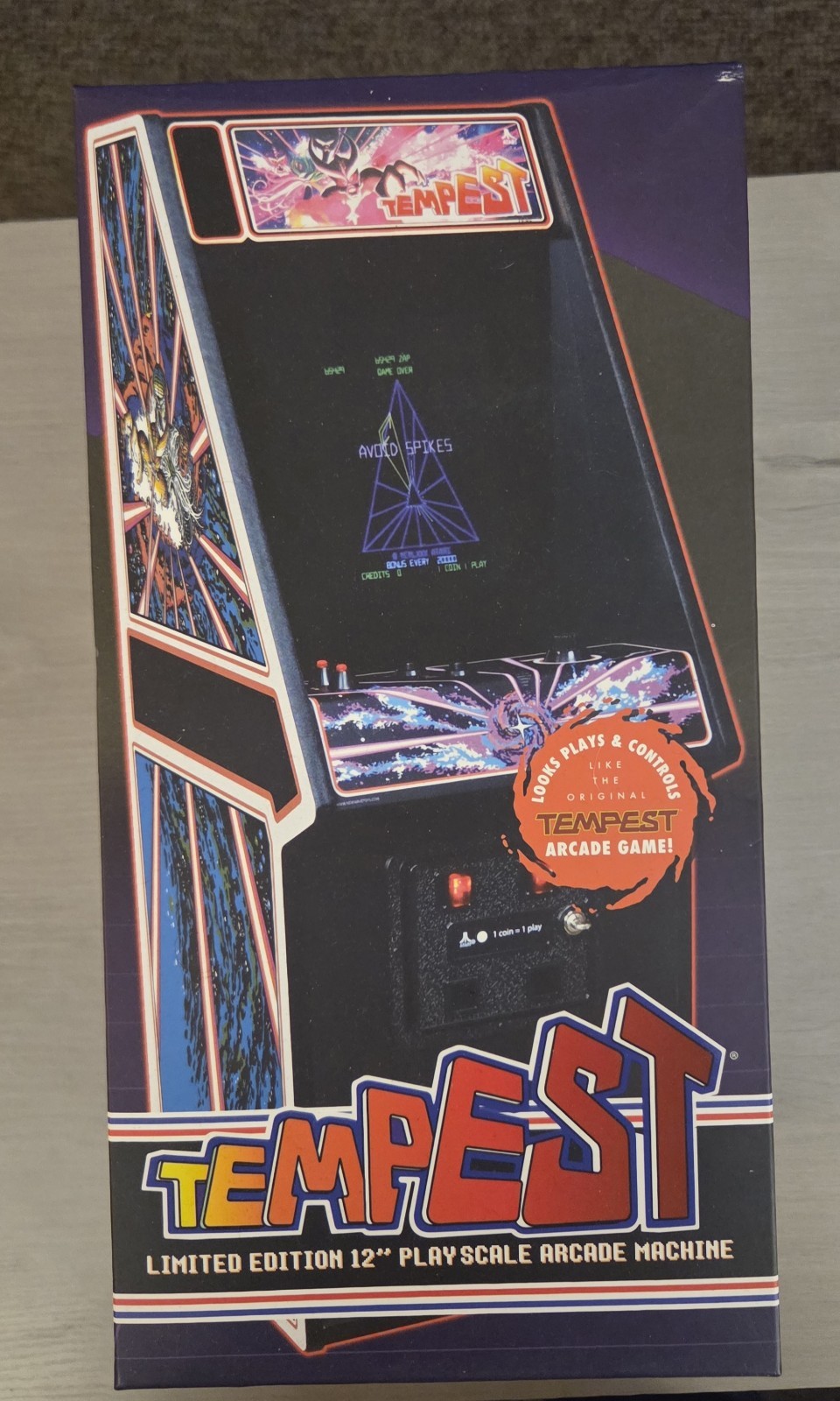 New Wave Toys Replicade Tempest Arcade Machine 1/6 Scale 2019