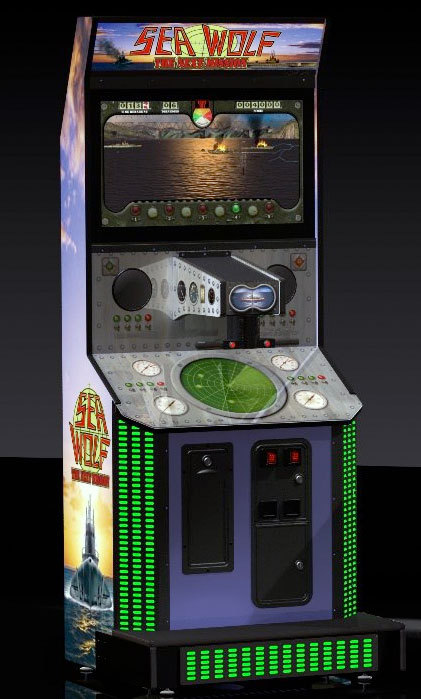 Both Corner Light Assembly for Coastal Amusements SEAWOLF Upright Arcade Game