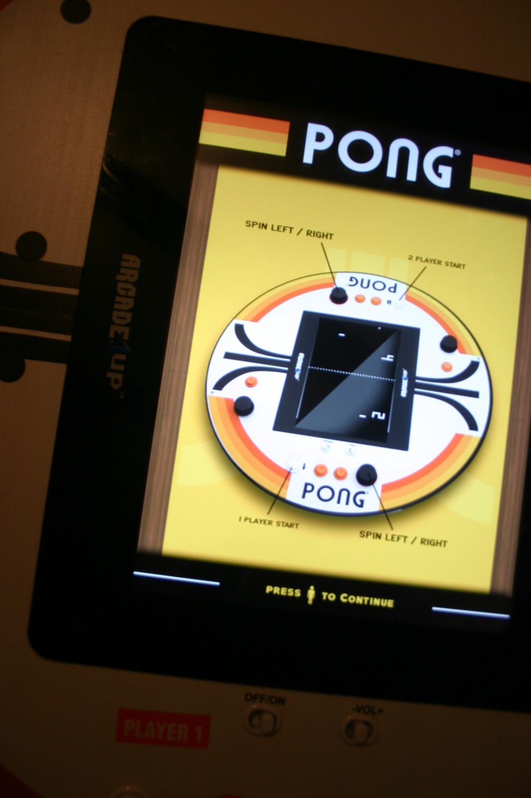 Arcade1Up Pong® 4 Player 8in1 Pub Table