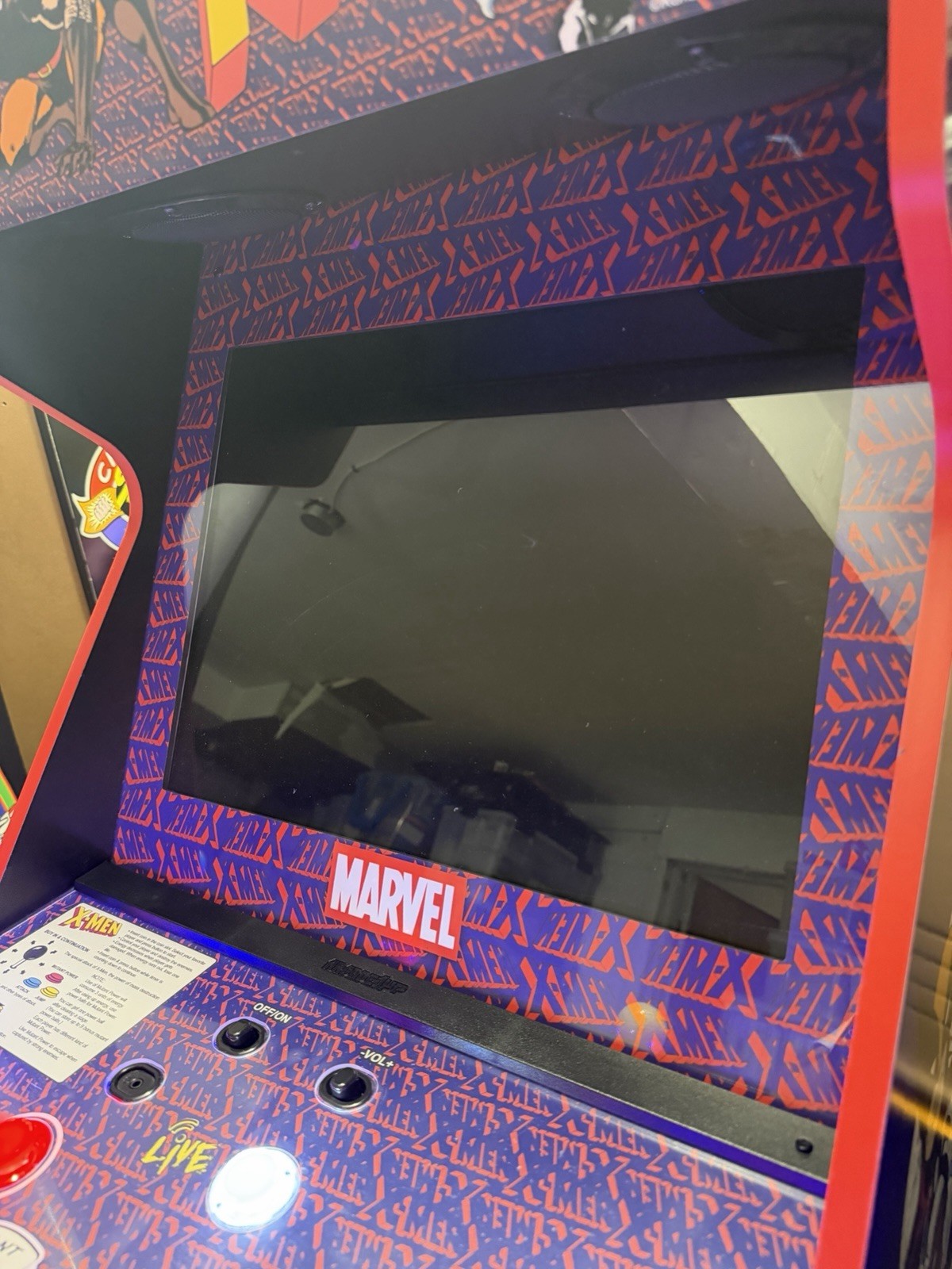 Arcade1Up X-Men 4 Player Arcade 19” Buy Stuff Upgrade + Stool LOCAL PICKUP