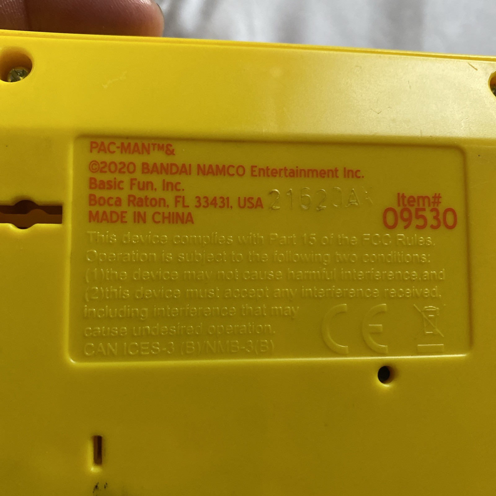 Pac-man Handheld Mini Arcade Retro Pacman Video Game Machine Toy – used – works