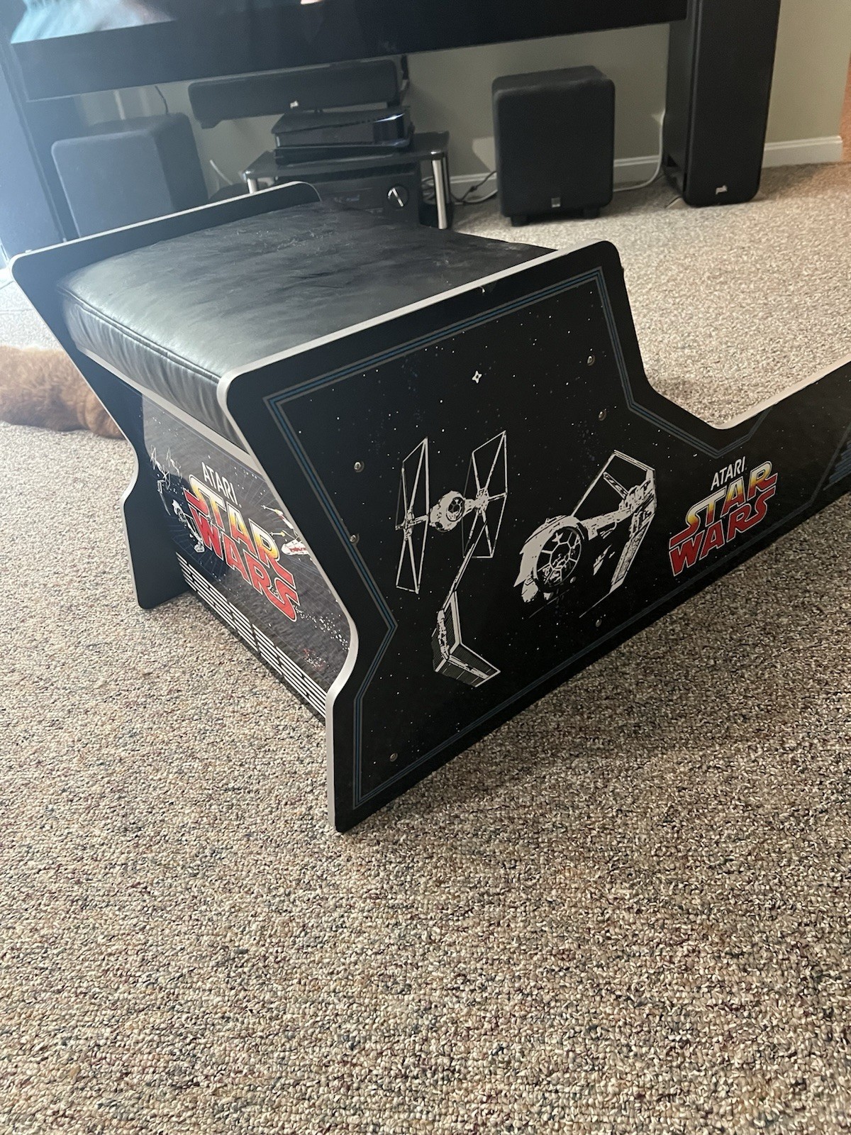 Arcade1Up Atari Star Wars Sit Down Seat Bench Only Replacement Cockpit Chair