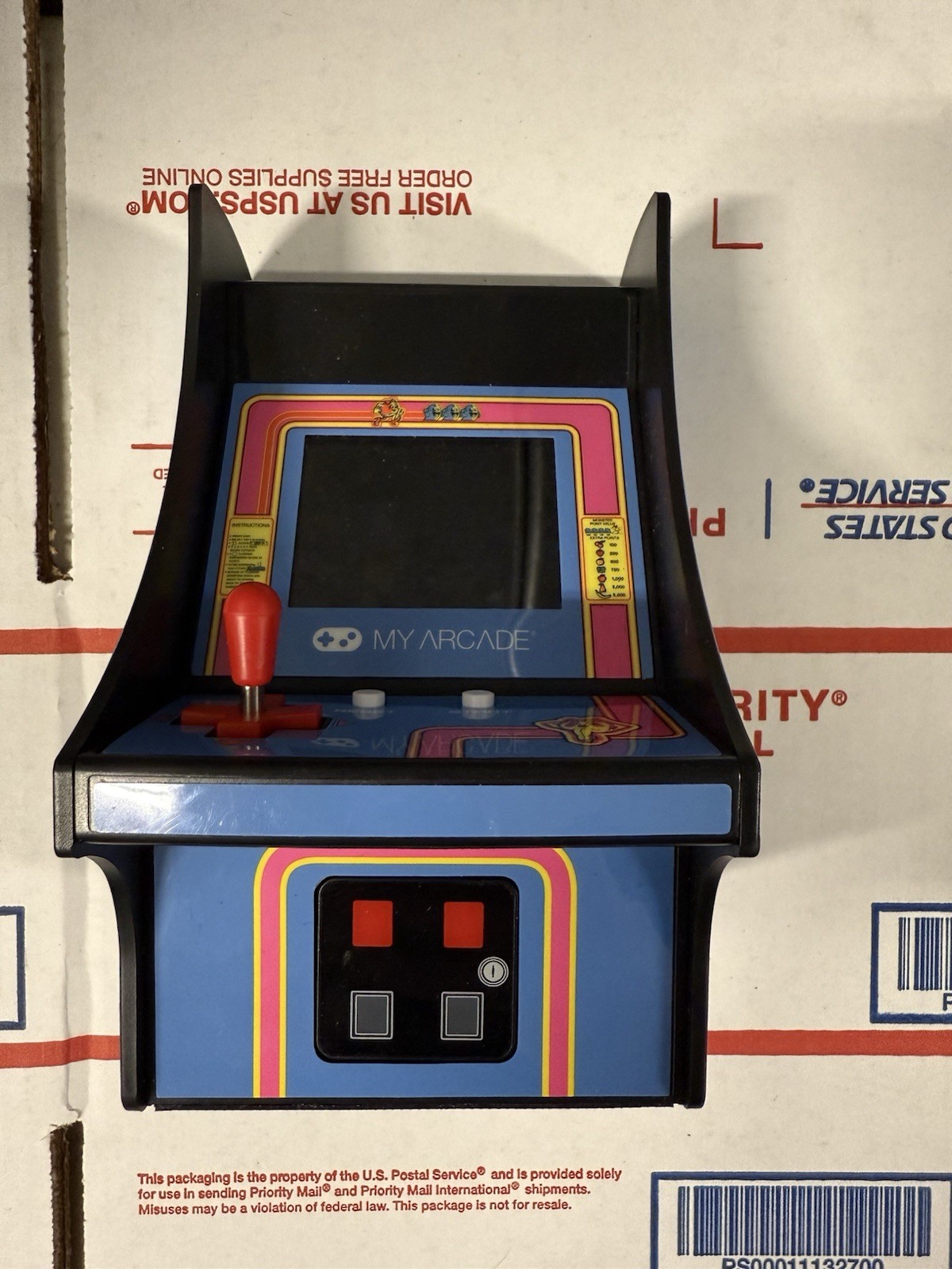 2019 Bandai Namco Ms. Pac Man, Mini “My Arcade”.