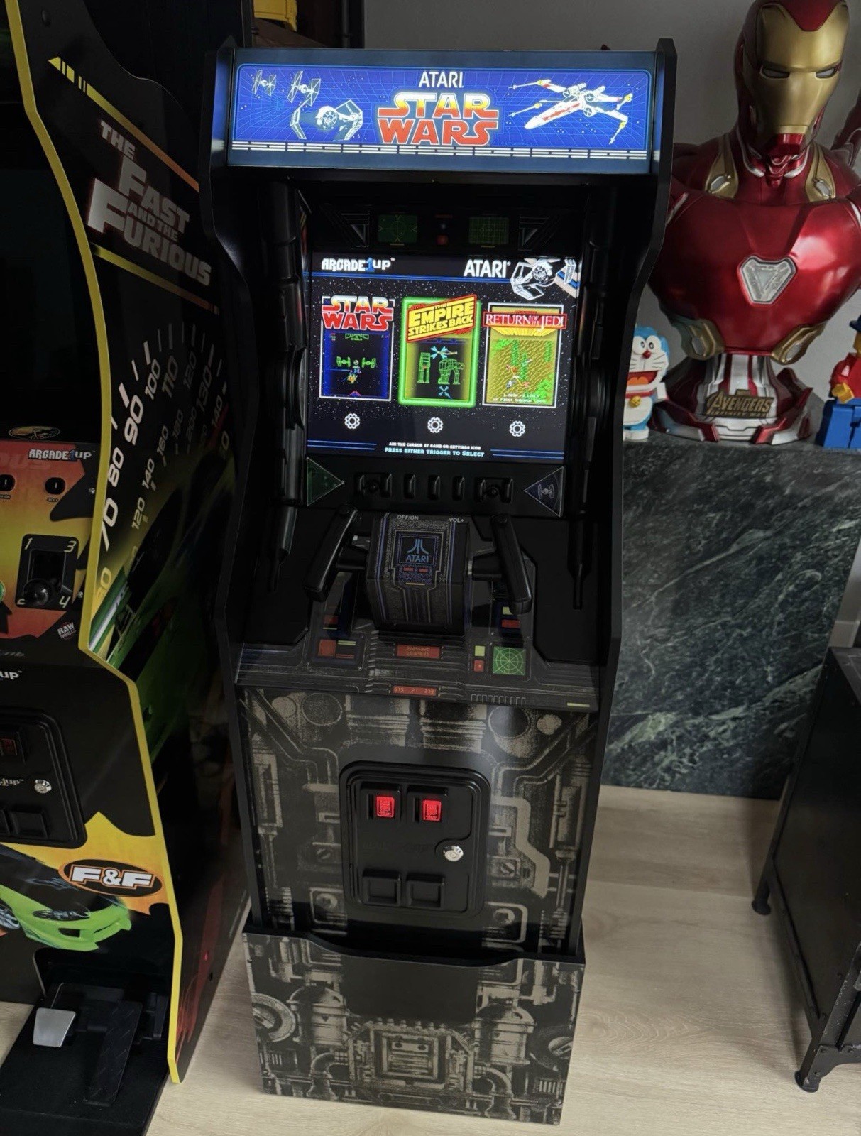 Arcade 1up Star Wars Arcade Cabinet Nice Working 100% Tested Atari Game