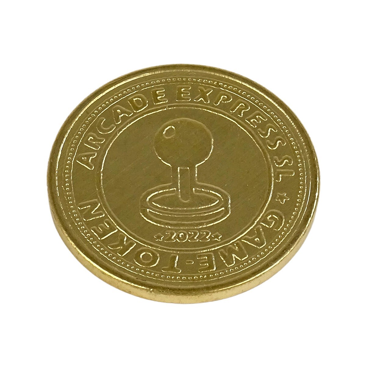 10 Arcade Tokens Coin 25mm Brass Game Token Coin Mech MAME JAMMA IL Compatible