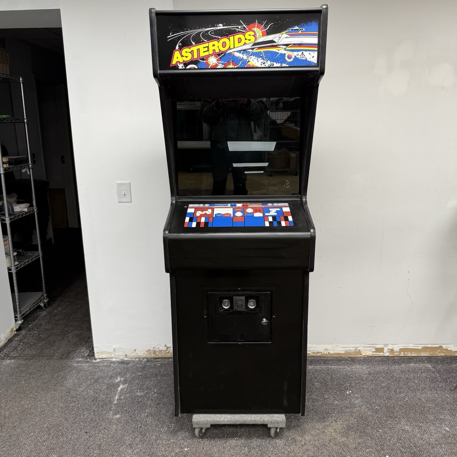 Original ASTEROIDS Atari COIN-OP CLASSIC Arcade Video Game Needs Internal Board