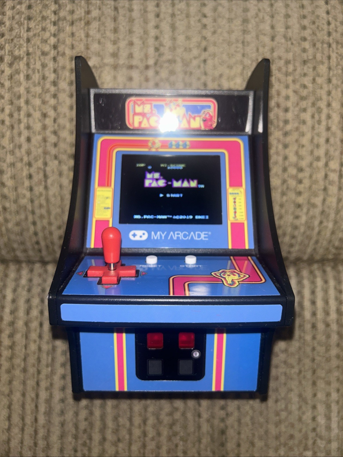 Ms. Pac-Man My Arcade 7” Mini Arcade Machine Video Game Bandai Namco – Working