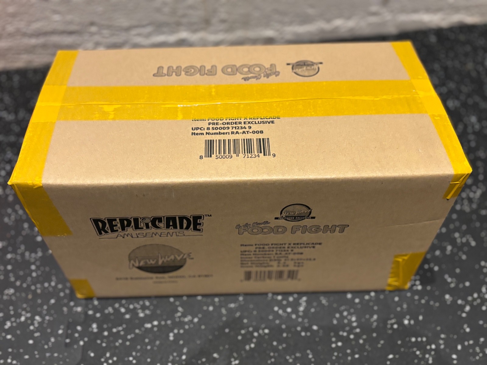 Replicade FOOD FIGHT Ltd PRE-ORDER EXCLUSIVE 1/6 Scale 12″ Mini Arcade – NEW