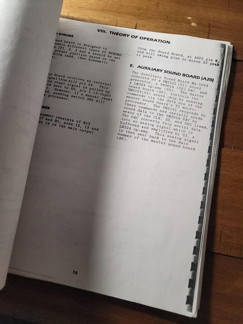 RARE GAME MANUAL for 1989 International Concepts NIGHT MOVES Pinball Machine