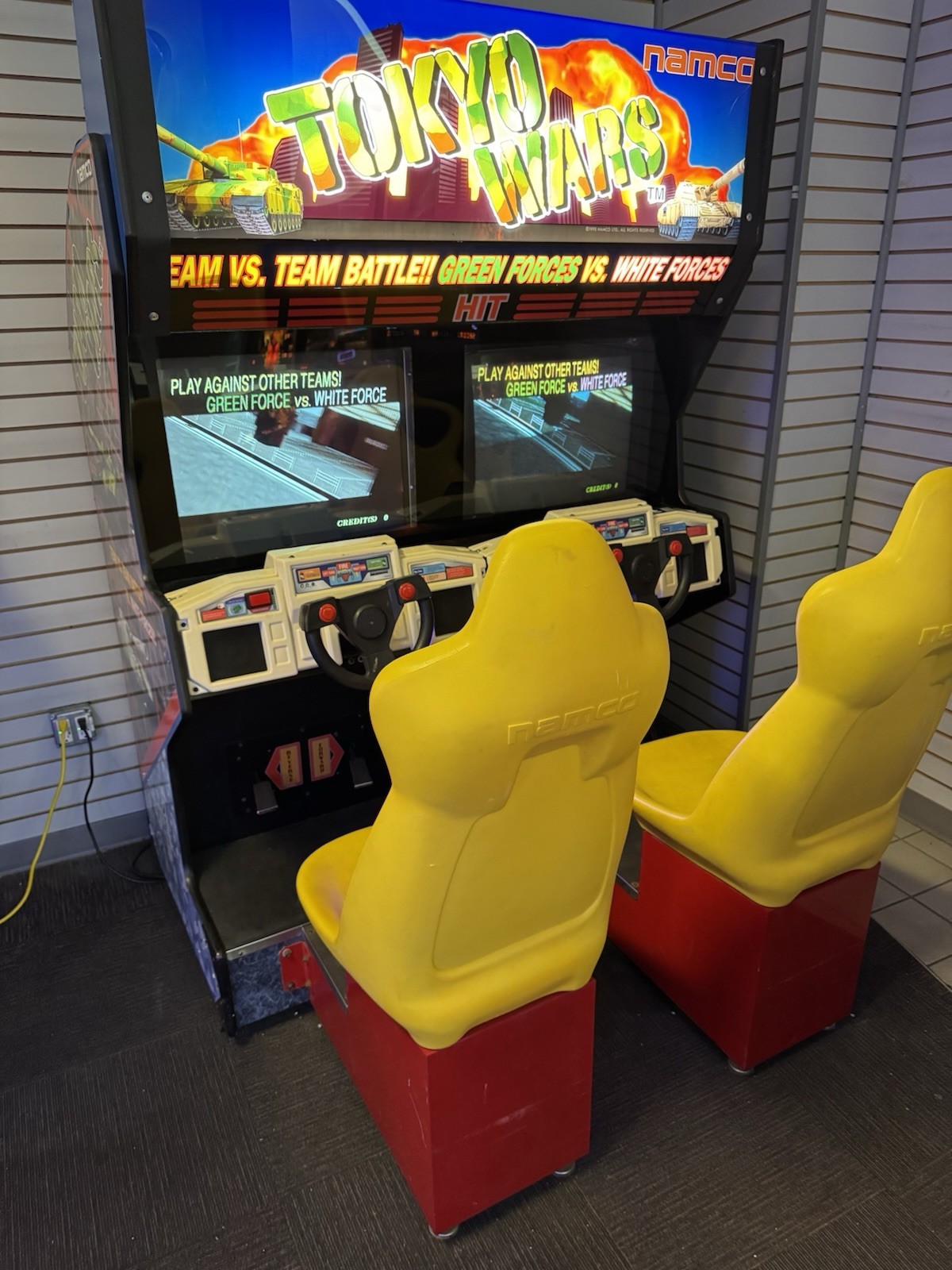 Vintage Tokyo Wars 2 Player Arcade Machine RARE!