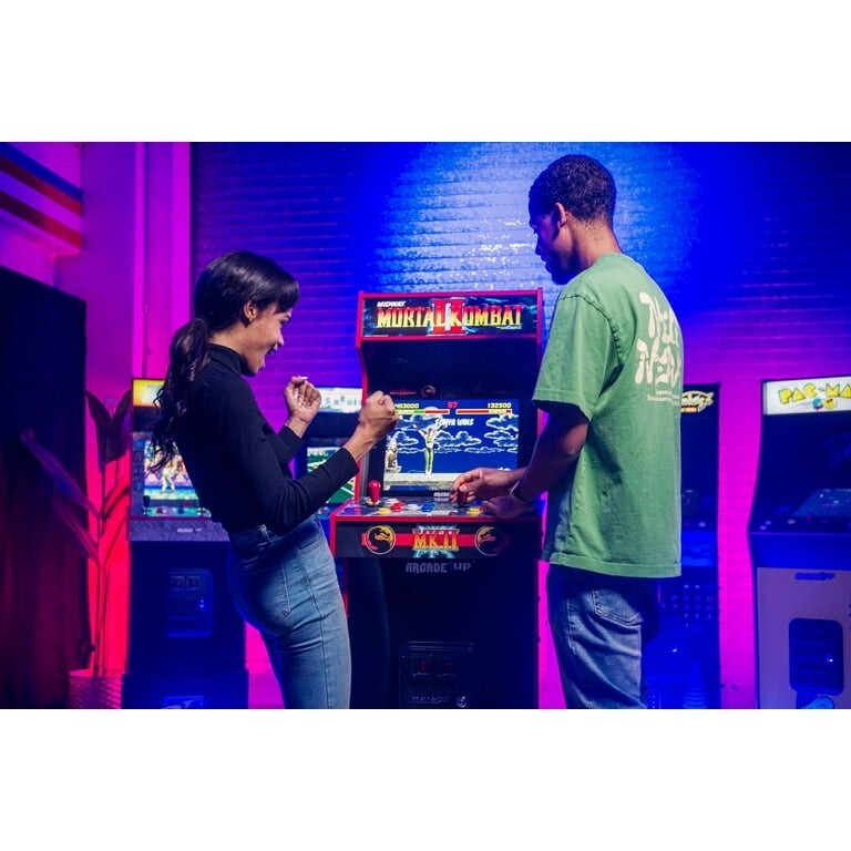 Arcade1Up Mortal Kombat II Deluxe Arcade video Game machine wifi multiplayer