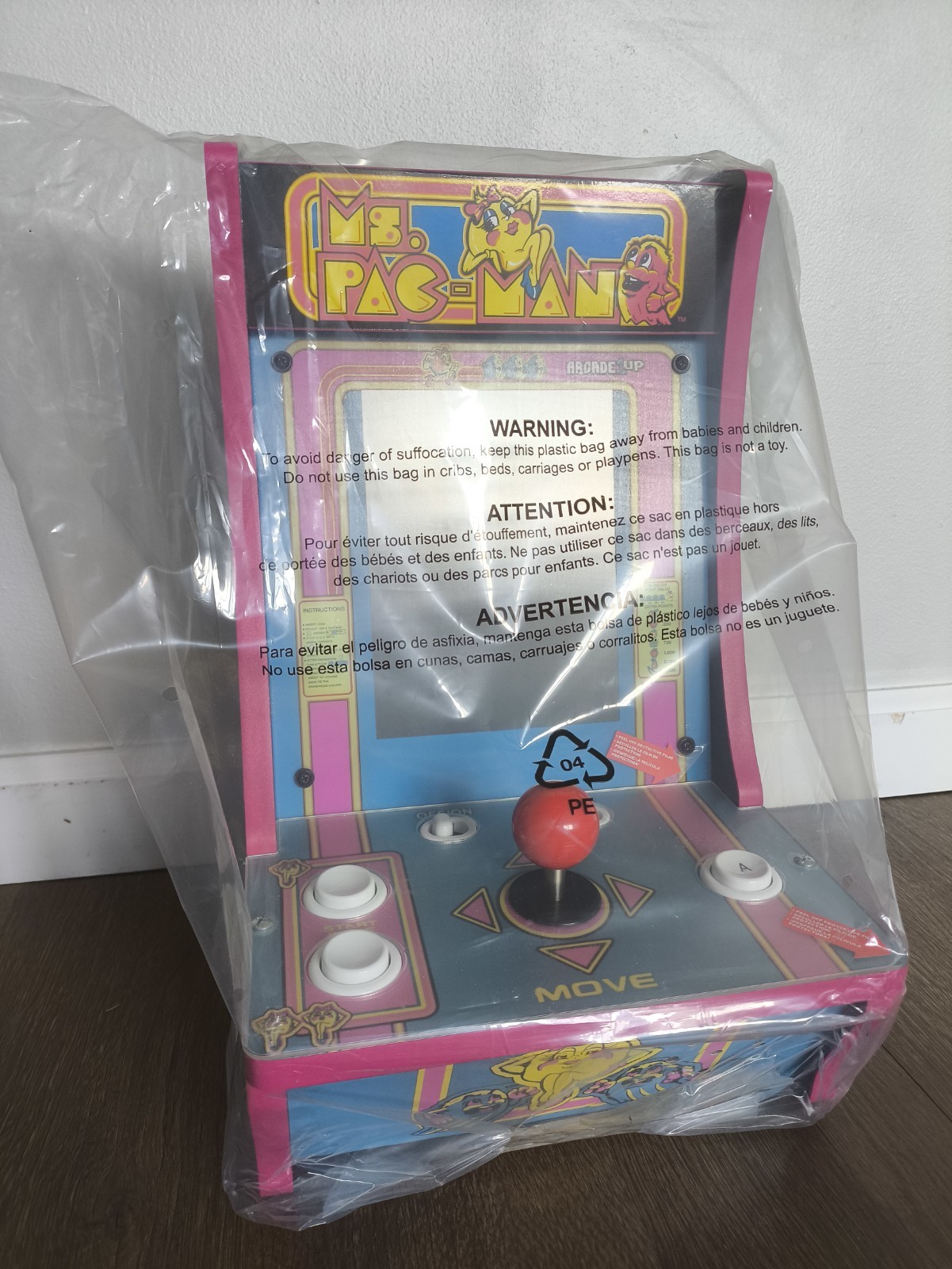 Arcade1Up Ms. Pac-Man Counter-Cade Mini Tabletop Arcade Machine Repro 2020