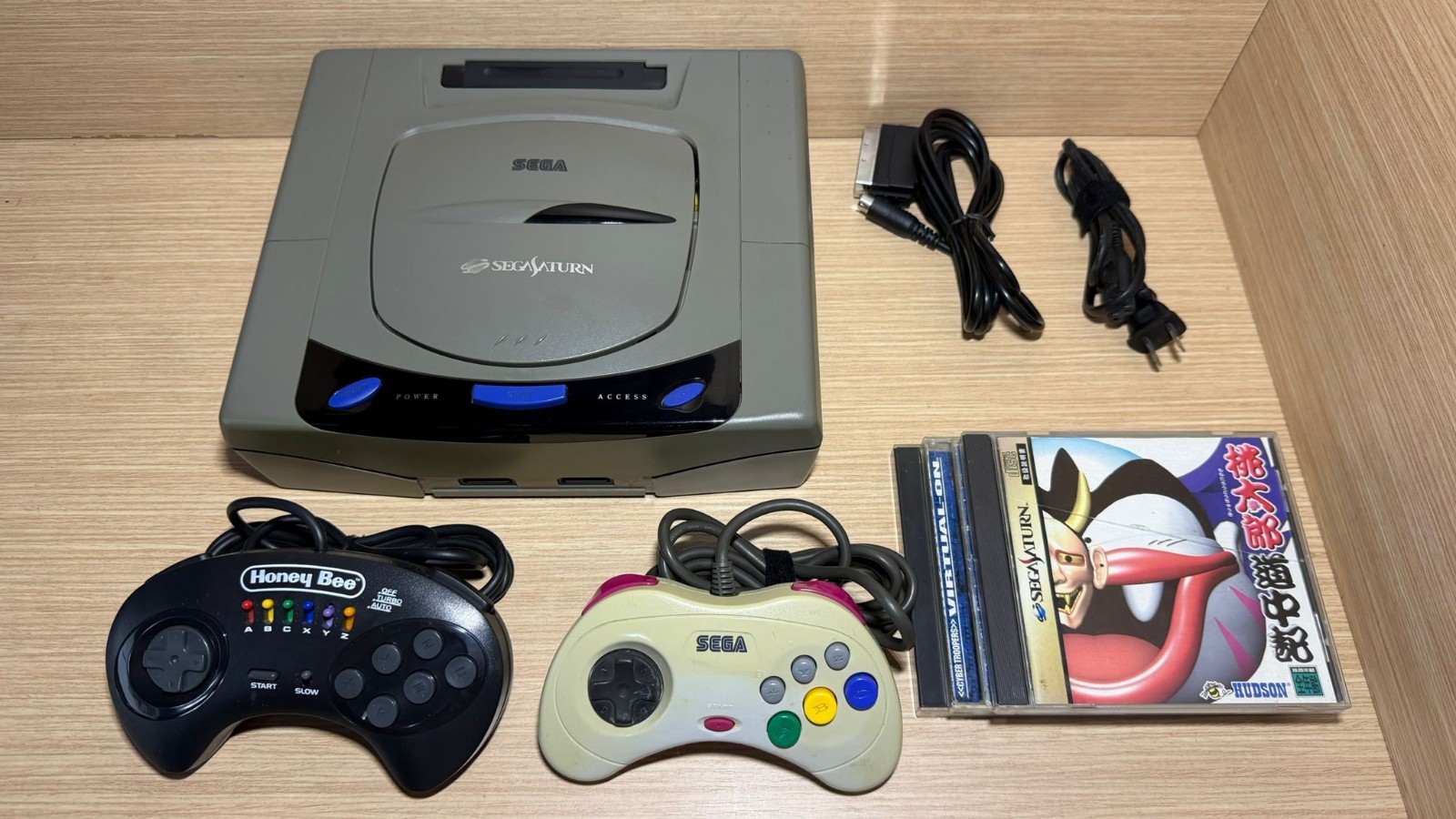 READ INFO – Sega Saturn Japanese Grey Console