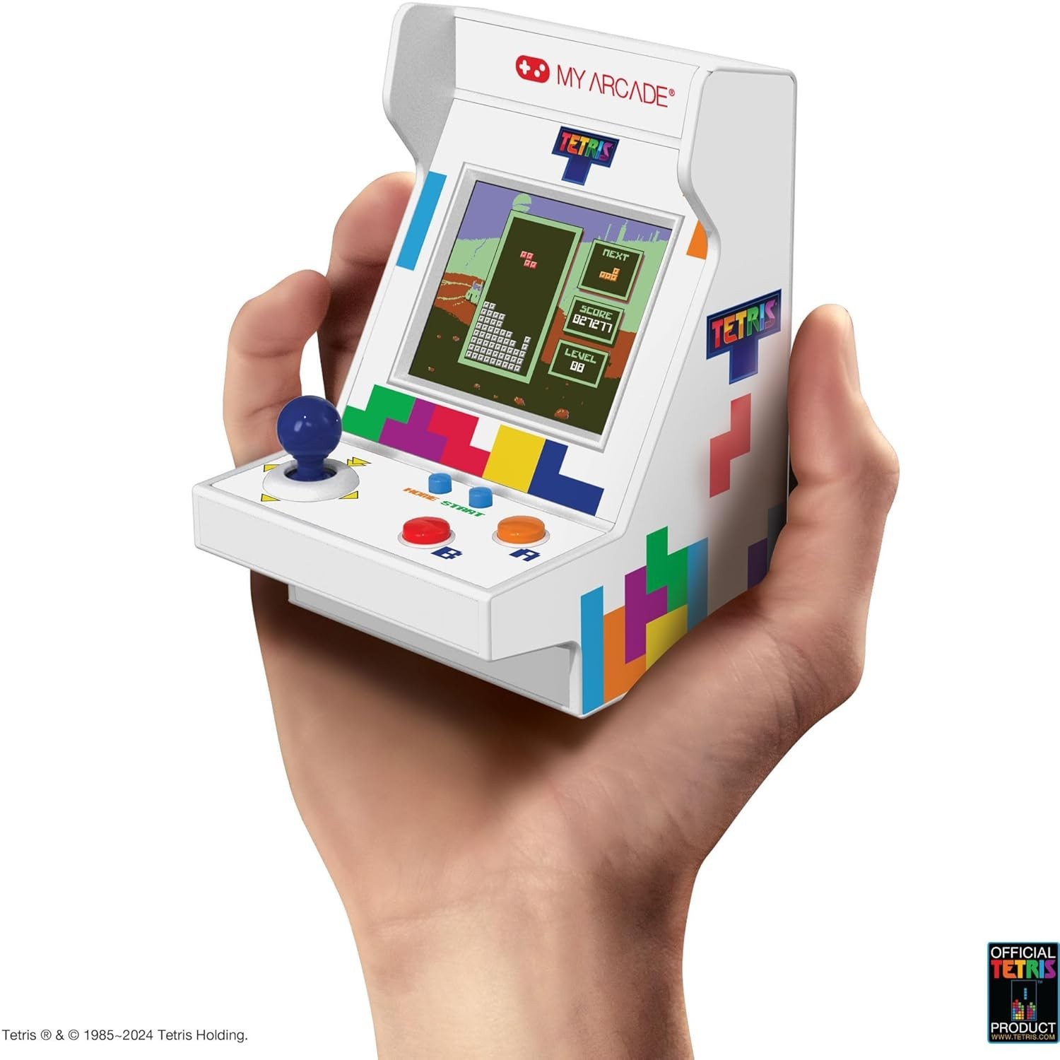 Tetris Pico Player: Ultimate 3.7” Arcade for Gaming on the Go, for All Ages