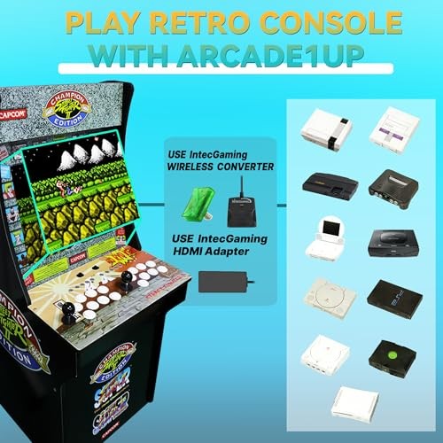 Switch Fighting Stick for Arcade1Up Cabinet, Play Your Switch Arcade Stick on