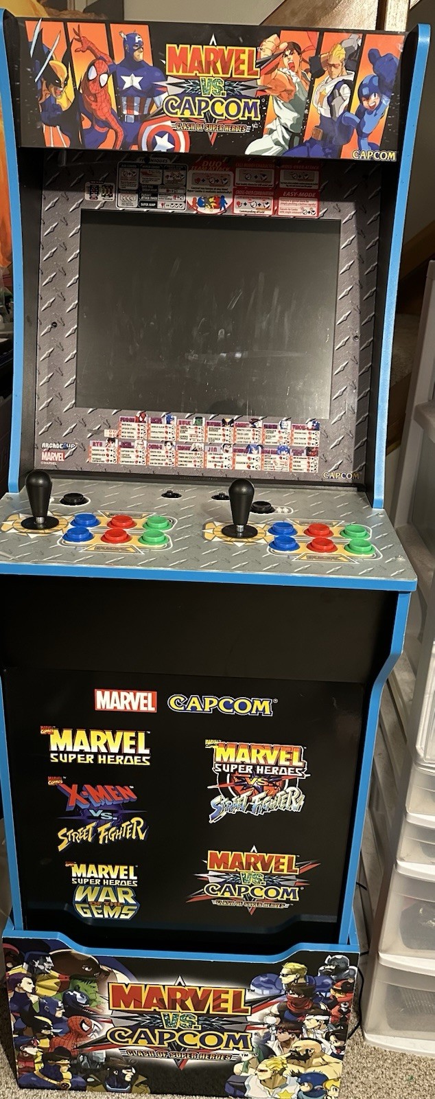 Arcade 1up Marvel Vs Capcom Arcade Machine