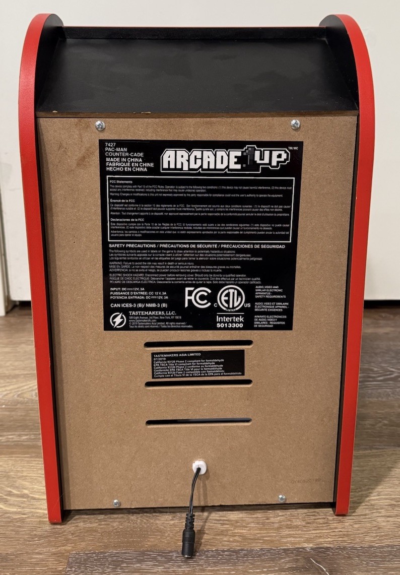 Arcade1Up Pac-Man 1 Player Countercade Tested And Working