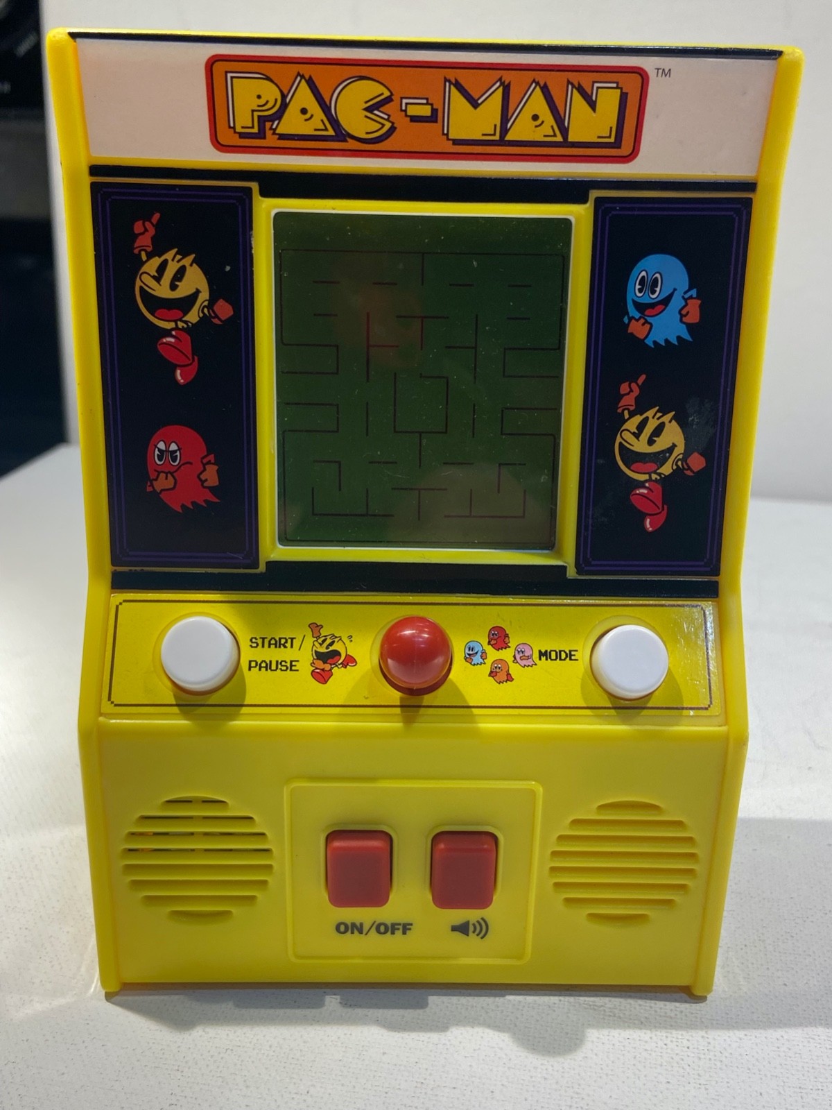 Mini Desktop Pac Man replica Arcade Game Battery Operated Working Old School