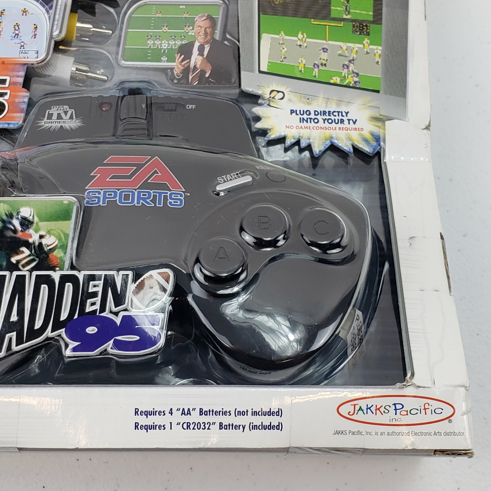 EA Sports Madden 95 & NHL 95 Plug & Play TV Game – Jakks Pacific 2004 Retro