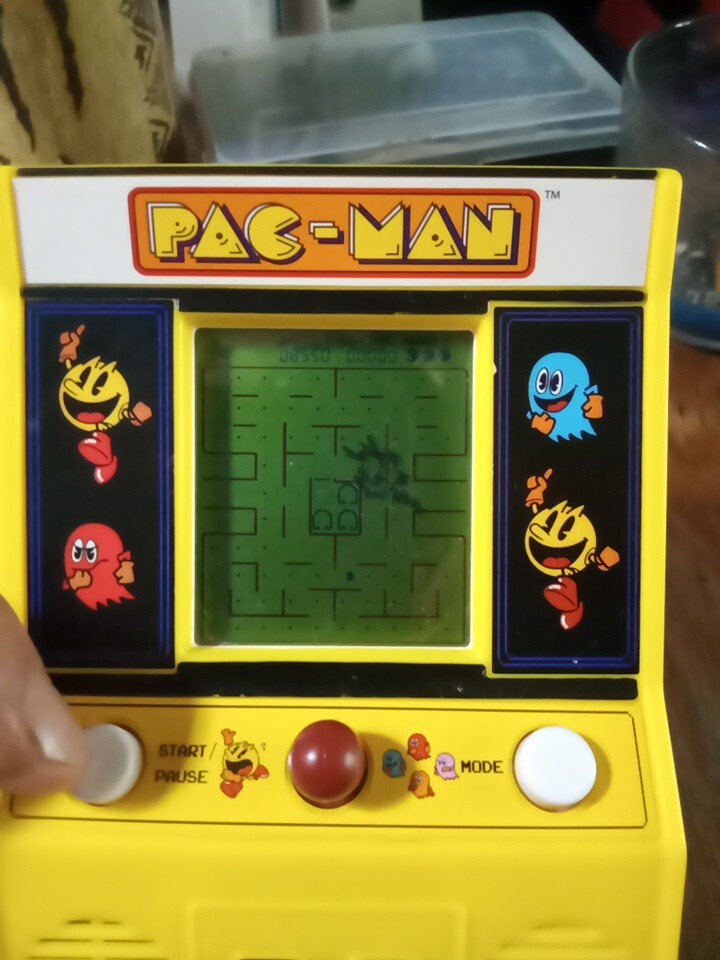Pac-Man Mini Arcade Game Bandai Namco Miniature Pacman Used Tested