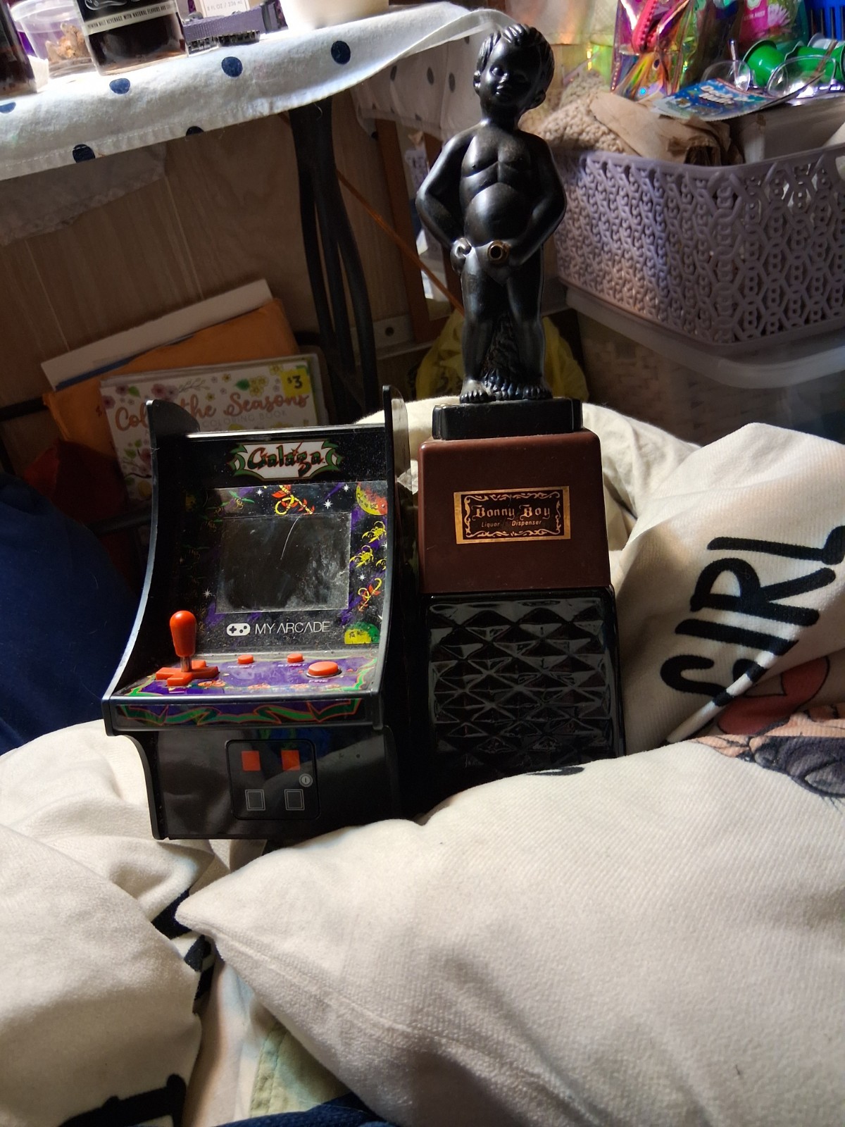 My Arcade Micro Player Mini Retro Arcade Machine Galaga Video Game Free Shipping