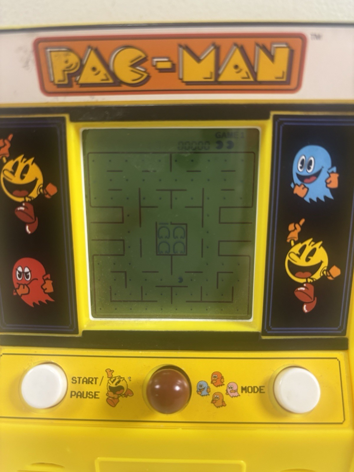 Retro Mini Arcade Pac-Man & Frogger Bandai Namco Basic Fun Lot Of 2 Games