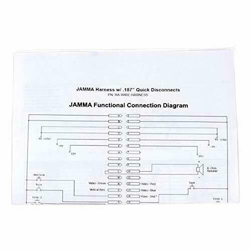 Arcade JAMMA Video Game PCB Mame Cabinet Wiring Harness Loom Mult icade
