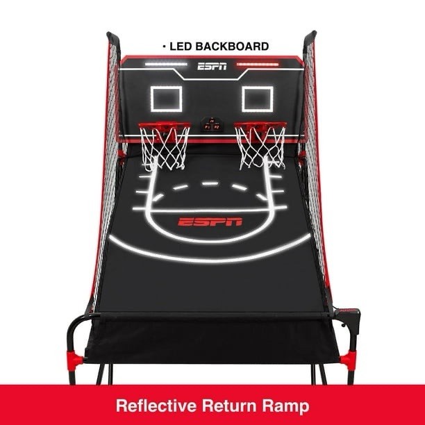 ESPN Pro Competition LED 2-Player Arcade Basketball