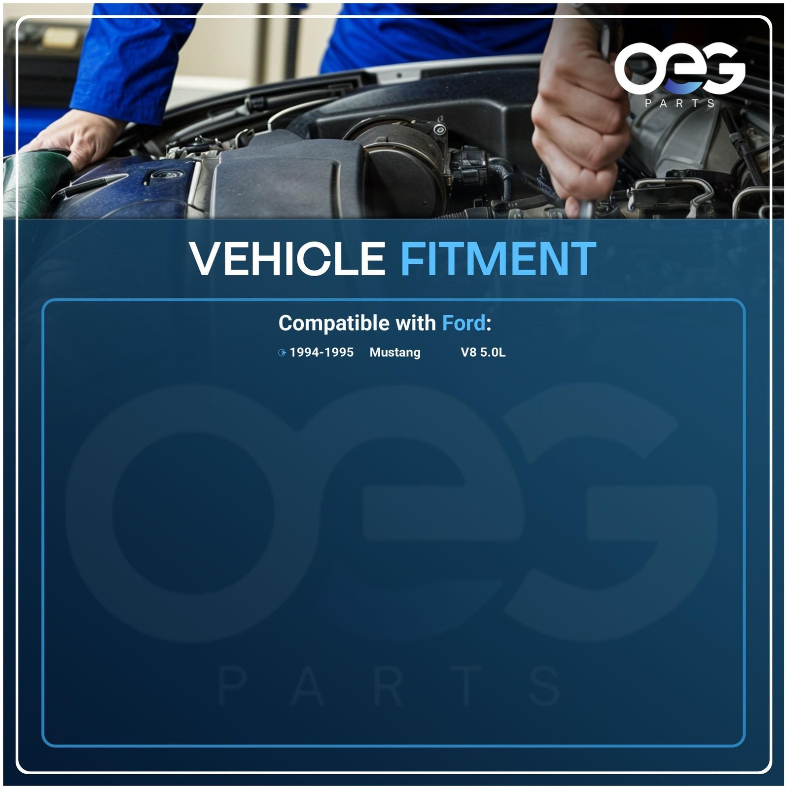 OEG Parts New Alternator Compatible With Ford Mustang 3.8L 5.0L 302 1994-1995…