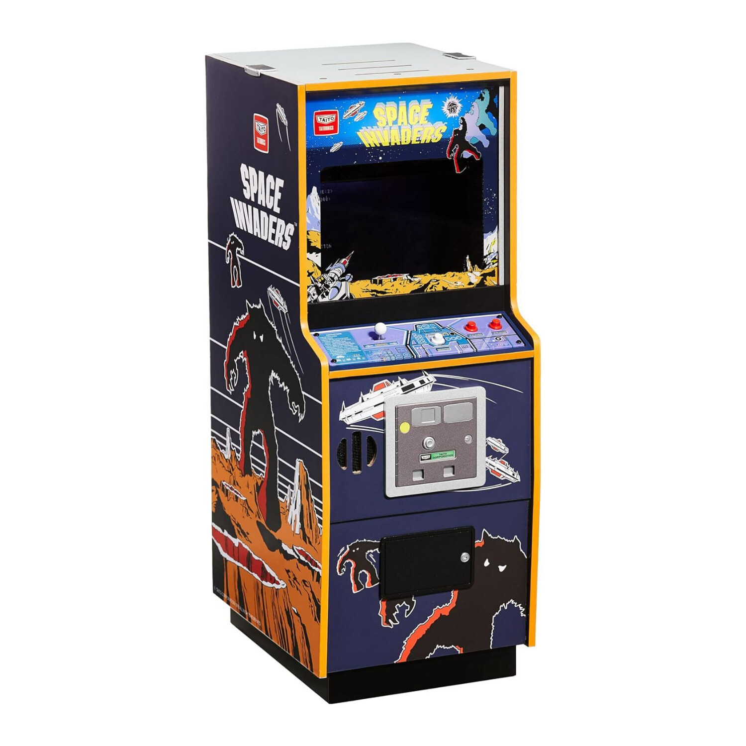 Numskull Quarter Arcades – Space Invaders Mini Arcade – 1/4 Scale Original ROM